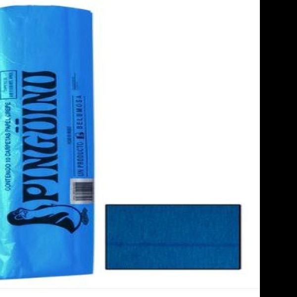 PAPEL CREPE PINGUINO AZUL COBALTO E.10 C.250 24